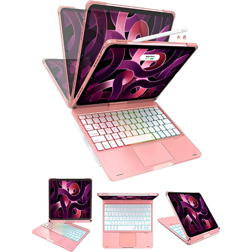 10Th Generation 10.9 Inch 2022 Case With Keyboard, Trackpad, Backlit, Rotatable - Touchpad 10Th Keyboard Case 10.9" 2022 With Pencil Holder 9496895064929