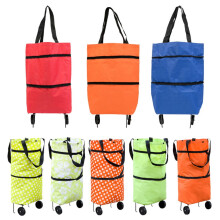 Windfall Portable Folding Shopping Trolley Cart Lightweight Luggage Wheels Bag