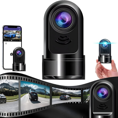 1080P HD360 περιστρεφόμενη μίνι κάμερα αυτοκινήτου, περιστρεφόμενη κάμερα
