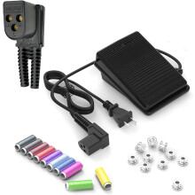 Foot Pedal Controller & Power Cord 979314-031 for Singer Sewing Machines, Compatible with Singer 240, 844, 1021, 2102, 3001, 4001, 5017, 6011, 7011,