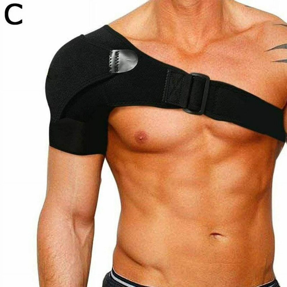 Red/Blue/Black Neoprene Shoulder Support Brace Straps Arthritis Sports Injury Dislocation R7s9
