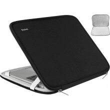 15.6" Laptop Sleeve – Shockproof Flip Case Compatible with ASUS, Acer & Other 15.6" Laptops, Black