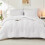 White seersucker comforter set 7-piece all-season 8