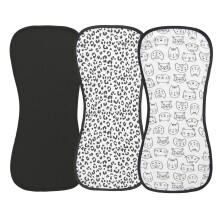 Pañales para eructar para bebés, paquete de 3. Pañales para eructar para bebés, niños y niñas, grandes, 53 x 25 cm, extra suaves y absorbentes,