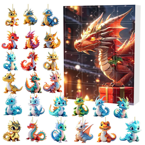 Herbruikbare kerstadventskalender voor 24 dagen