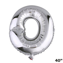 BalsaCircle40" Srebrny Balon Foliowy Mylarowy Prosty Ślub Impreza Ukończenie Szkoły