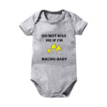Uitverkoop Rompertjes 0-24 maanden, Unisex Rompertjes met korte mouwen en cartoonprint en zakjes – Grijs, 6-12 maanden (compatibel met Newborn Baby
