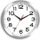 10 Inch Silent Atomic Wall Clock Silver 1