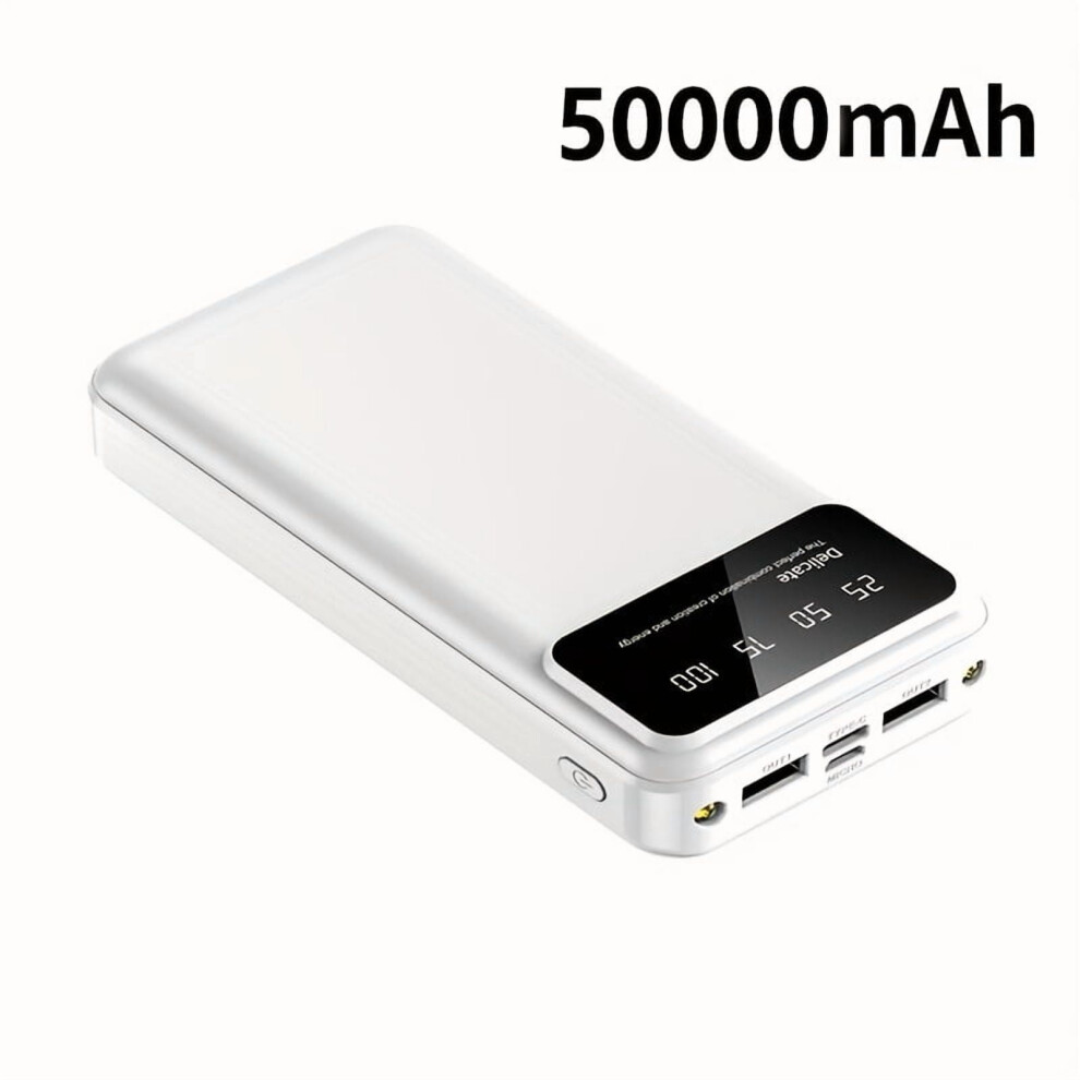50000Mah Portable Power Bank With Led Display And Flashlight 9555307044154
