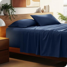 Queen Sheet Set 22" Deep Pockets 4-Piece Microfiber