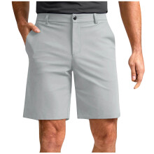 Pantalones cortos para hombre, color liso, estilo casual, con botones en la cintura y bolsillos, ideales para actividades al aire libre, golf,