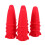 20Pièces Couvre-Pointe Crayon Silicone Rouge Décor 2