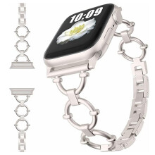 Kompatibel med Apple Watch 38/40/41 mm: Tunt armband i rostfritt stål för kvinnor och flickor – Passar SE, serie 9-1