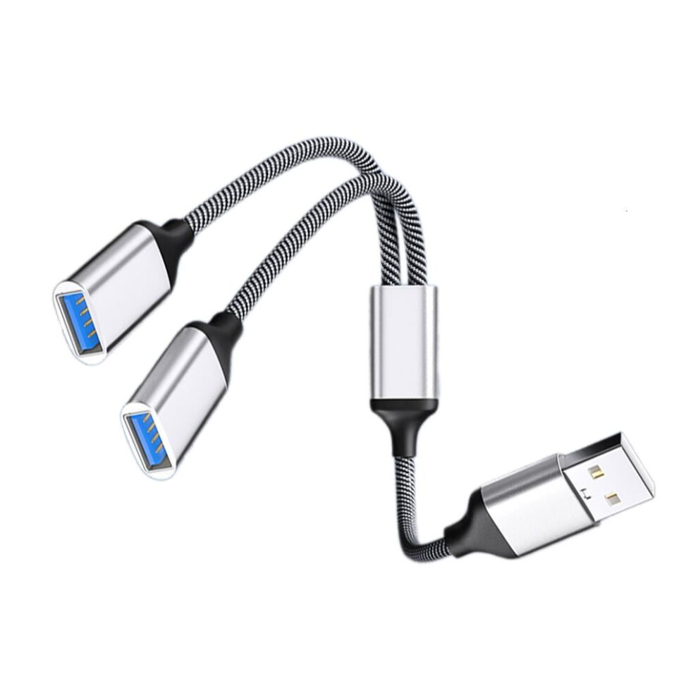 Multiport Usb Splitter Cable, Usb Power Adapter 1 Male To 2 Female For Charging/Data Transfer 480Mbps Speed Cord 9555307410157