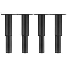 Møbelben i metal til brug, 4 stk. 33-61 cm