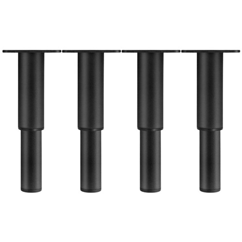 Pés de metal para móveis, 4 peças, 33 a 61 cm (13 a 24 polegadas)