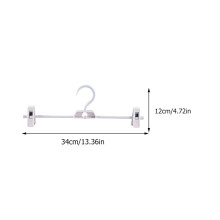 Windproof Drying Clip White Plastic 5Pcs Anti Skid Pants Clip