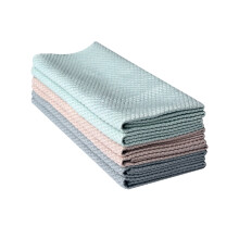 Lot de 6 chiffons de polissage en microfibre à motif écailles de poisson, serviettes en microfibre réutilisables