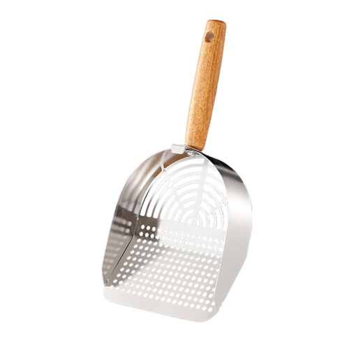 Plastik kattegrusske med fine huller 28 cm 1