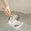 Κουτάλα άμμου για γάτες από ανοξείδωτο ατσάλι με λεπτό πλέγμα, συμβατή με άμμο 4