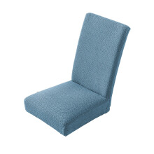 Stretch Chair Cover for Dining Room – Blue Polyester, 1