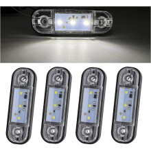LED-es oldalsó helyzetjelző lámpák, univerzális teherautó-utánfutó lakókocsi-mentő furgon oldalsó lámpái 12V-24V-os első-hátsó