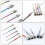 7PCS Adjustable Punch Needle Set, Compatible with Punch Embroidery Kits, DIY Weaving Tool with Interchangeable Tips 5