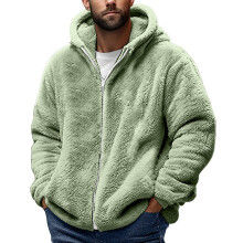 Cóta Hoodie Lomra na bhFear Glas Éadrom XXXL