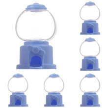 Mini tuggummibollsdispenser - Blå, 9,3 cm