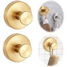 Crochets à ventouses pour douche, crochets de douche amovibles pour l'intérieur de la douche, crochets porte-serviettes en métal pour salle de