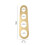 Stainless Steel Spaghetti Measuring Tool with 4 Holes 1