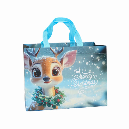 Wiederverwendbare Weihnachtsgeschenktüten aus Vliesstoff, 6er-Pack 1