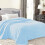 Fleece Blanket Twin Size 60x80 in Ice Blue 1