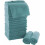 Πανάκια σερβιέτας Coral Velvet 12x12in, συσκευασία των 24 ιντσών, γαλαζοπράσινα 1