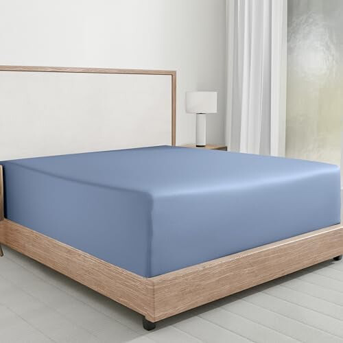 Drap-housse Queen 100 % satin de coton vert sauge