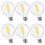 G25 LED Bulbs 2700K Warm White 500 lm E26 Base 6 Pack 1