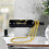 Πλωτή Ράφι για Μπουκάλια Κρασιού με Αλυσίδα από Μαργαριτάρια, Μεταλλική 3
