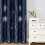 Navy Blackout Curtains 52x84 in, Polyester Thermal Panels, 2