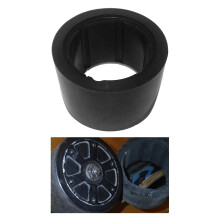 Electric Skateboard Motor Tire Skin Mini Scooter PU Outer Cover with Good Elasticity, Shockproof and Long Service Life - Black, 90mm 90mm Black