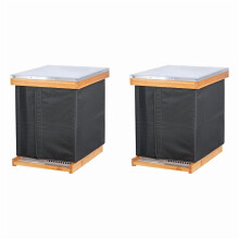 Husă izolatoare de iarnă Beehive Box Wrap, neagră, pachet de 2
