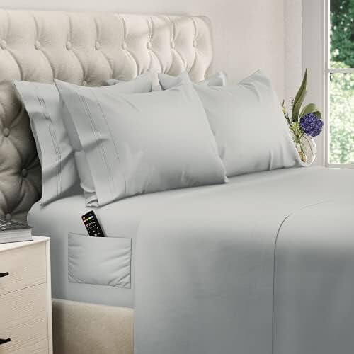 King Sheet Set 6-Piece Deep Pocket Microfibre