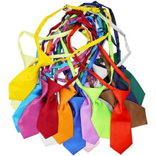 20 PCS Adjustable Pet Neck Ties for Dogs, Puppies, Cats – Birthday, Wedding, Christmas, Valentine's Day Party & Photo Accessories (Medium)