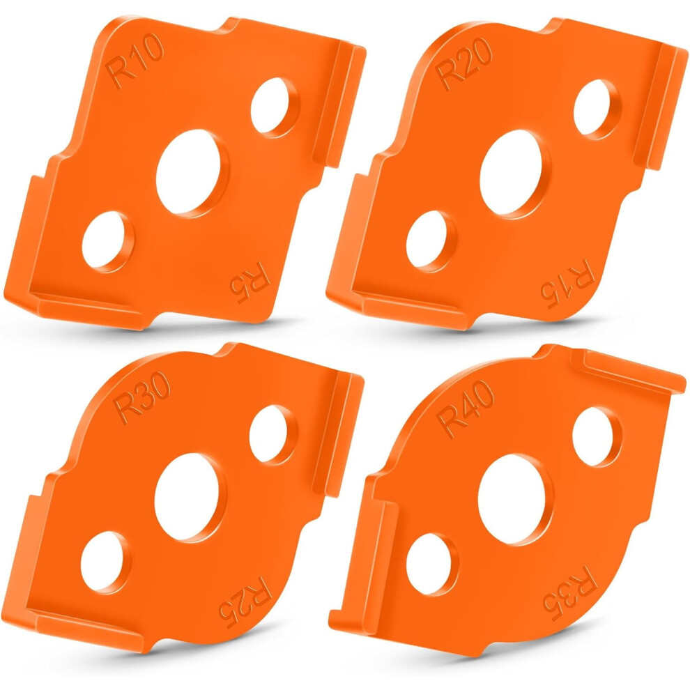 Router Corner Jig Radius Template Abs 4 Pcs 9555307031109