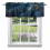 Navy Blue Stone Gold Stripe Valance 54x18in 1