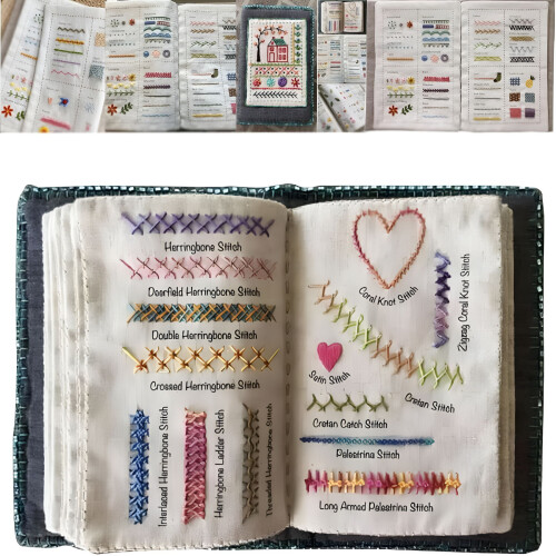 Embroidery Stitch Book for Beginners – Step-by-Step Guide