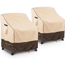 Waterdichte hoes voor tuinstoelen (84 cm breed x 86 cm diep x 79 cm hoog) – 2 stuks