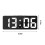 Digital Alarm Clock with Large LED Display, Compatible with Bedroom, Study, Kitchen – Black Frame 3