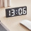Digital Alarm Clock with Large LED Display, Compatible with Bedroom, Study, Kitchen – Black Frame 5