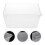 Plateau transparent pour balance de cuisine 5
