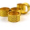 Golden Thimble Ring Adjustable for Sewing 20 pcs 6